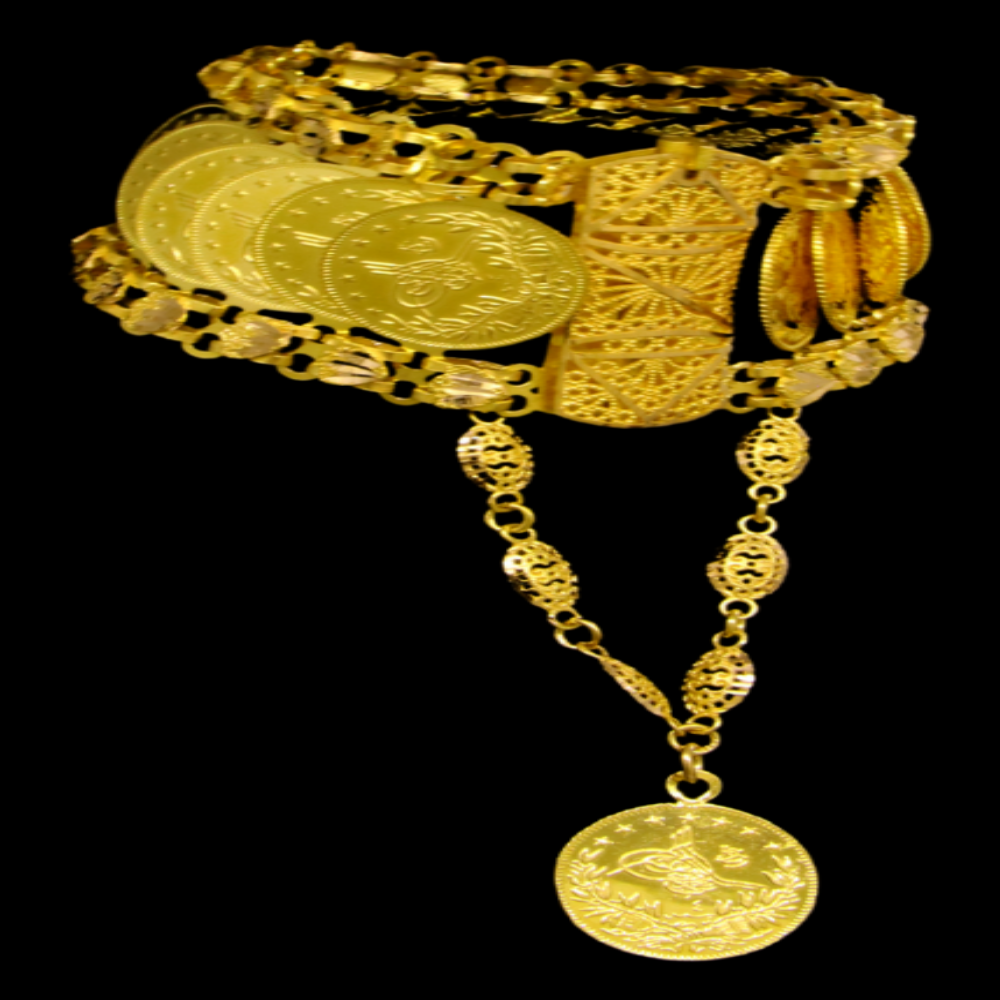 21K Gold Coins Bracelet